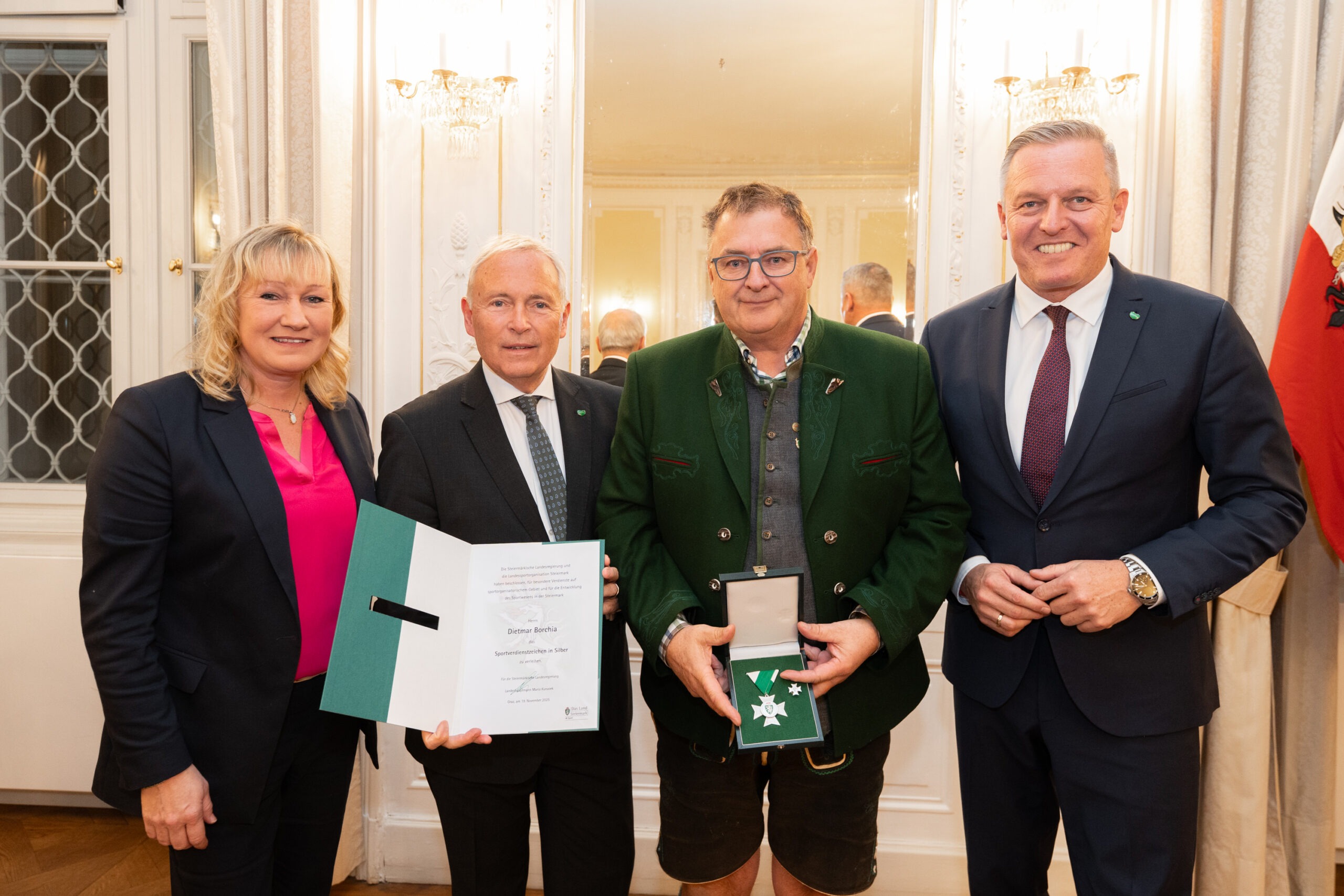 Ehrung von Dietmar Borchia